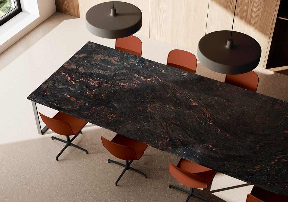 Capolovora Textured Granite Slab Random room scene