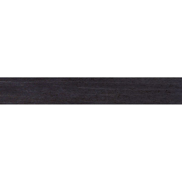 Carbon Matte Bullnose Fabric Look Porcelain Base 3 1/2x24