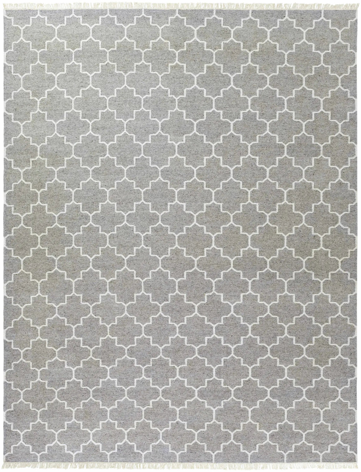 Cardin Charcoal Trellis Wool&Viscose Rug - Clearance, photo 7 of 7