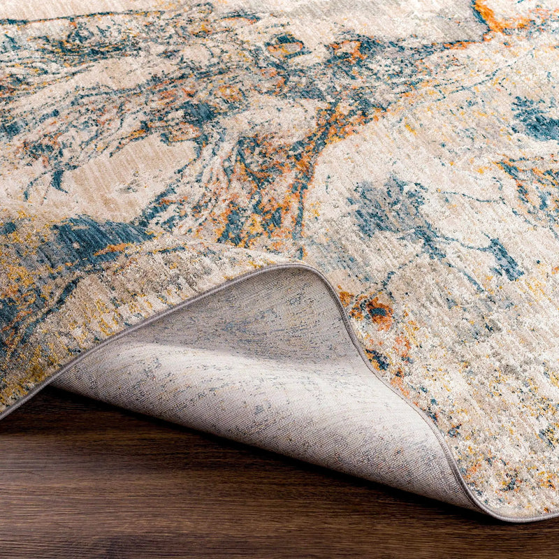 Cardup Beige Marble Rug by Boutique Rugs