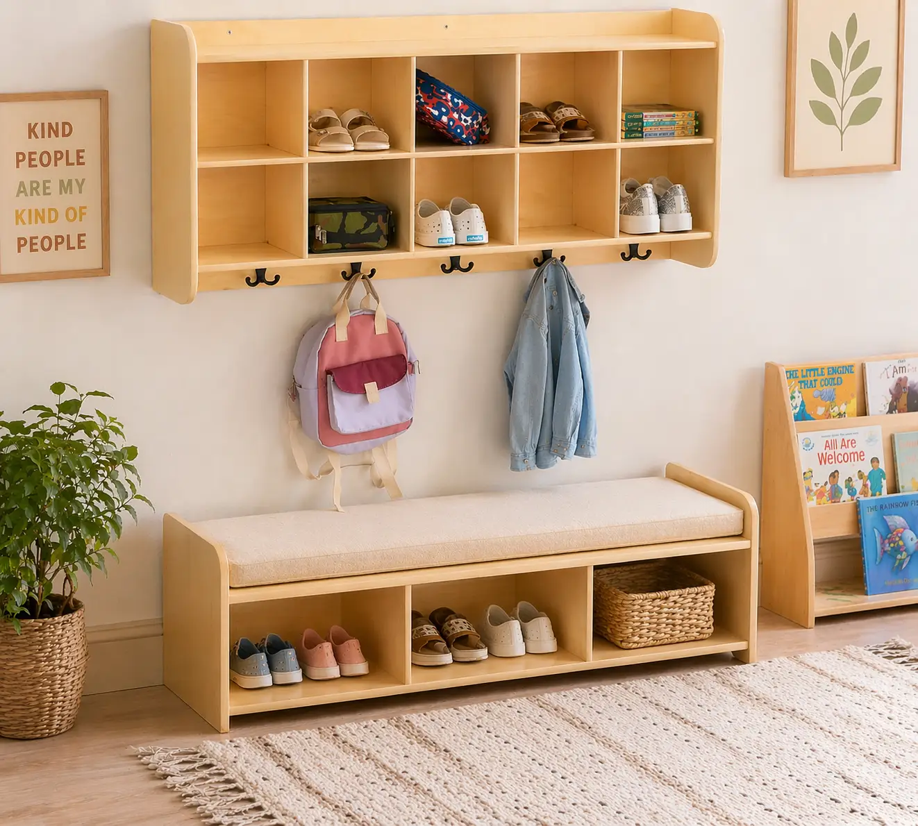 CARLY- Wall Mounted Organizer by Bush Acres