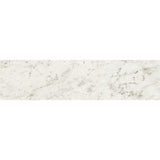 Carrara Blanco Polished Marble Look Porcelain Tiles 3x12