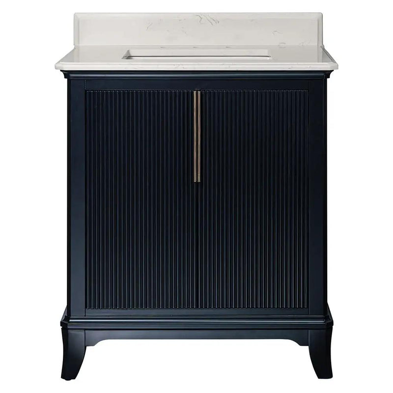 Carrara Grosvenor Nayv Blue Bathroom Vanities 31x22 by Stonetiledepot