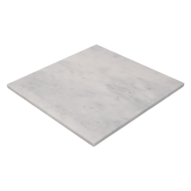 Black, Carrara T Honed Checkerboard Pattern Marble Tiles 12x12 Marble Honed 12x12 Tiles — 6