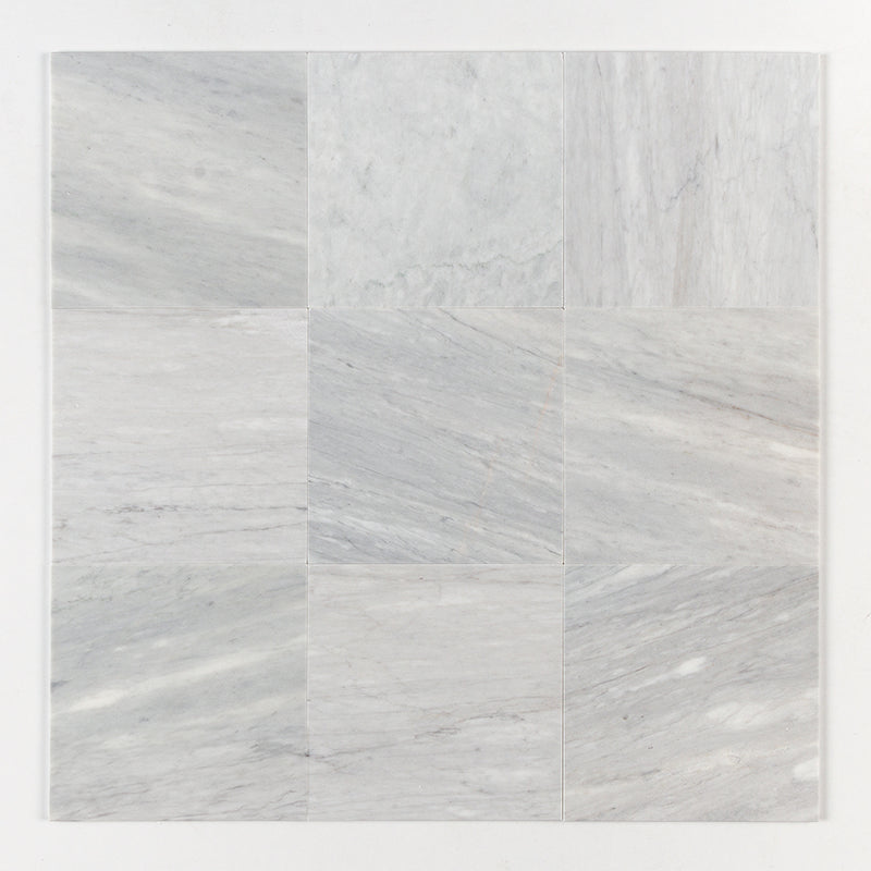 Carrara T Honed Marble Tiles 12x12 Marble Honed 12x12 Tiles — 1