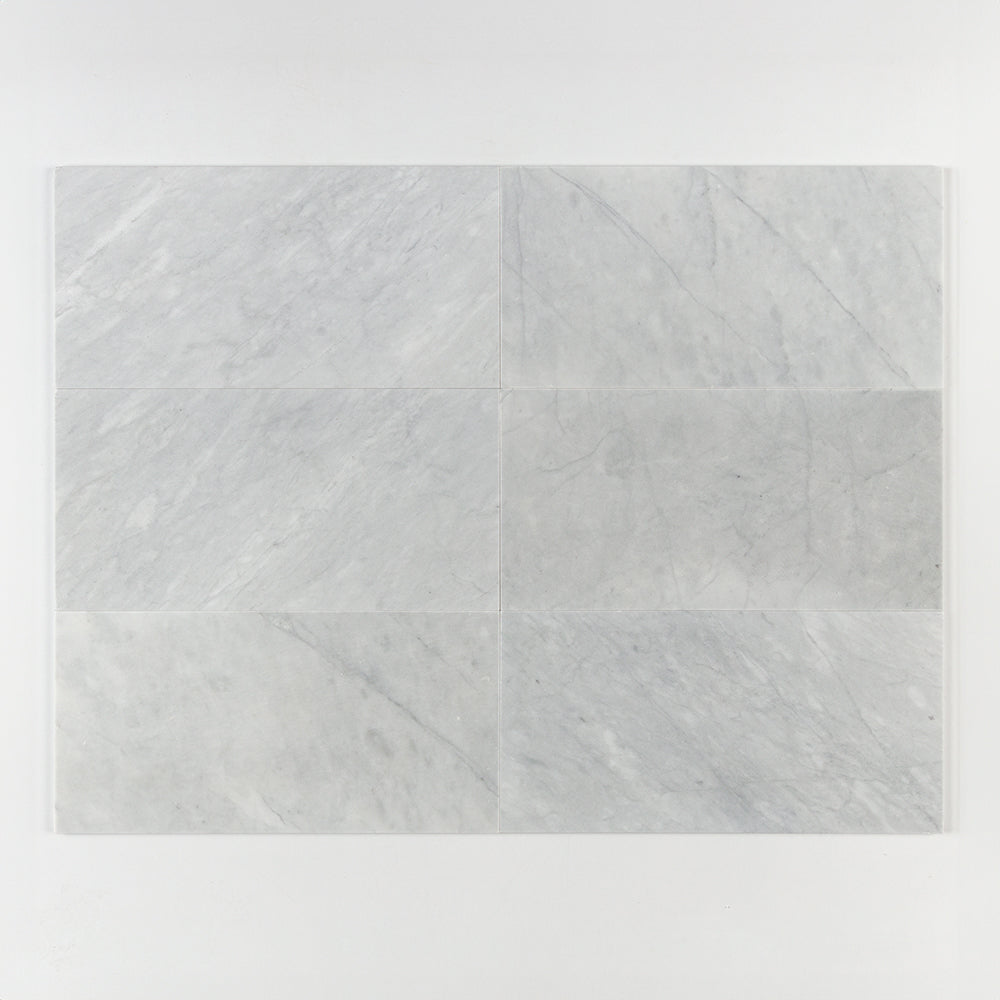 Carrara T Honed Marble Tiles 12x24 Marble Honed 12x24 Tiles — 1