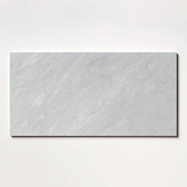 Carrara T Honed Marble Tiles 12x24