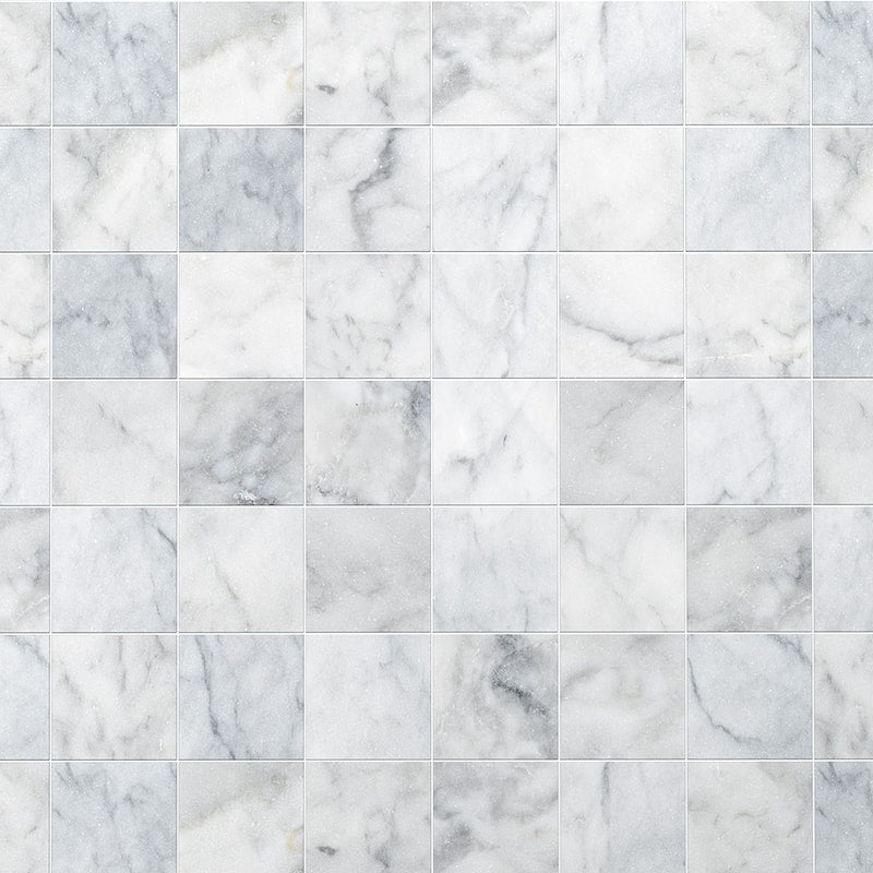 Carrara T Honed Marble Tiles 5 1/2x5 1/2 Marble Honed 6x6 Tiles — 2