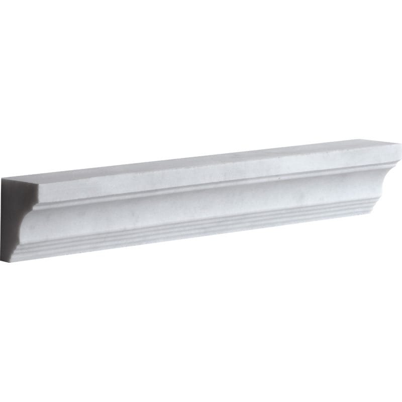 Carrara T Honed Cornice Marble Moldings 2x12 Marble Honed 2x12 Moldings