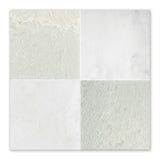 Carrara T, Ming Green Polished Checkerboard Marble Tiles 12x24