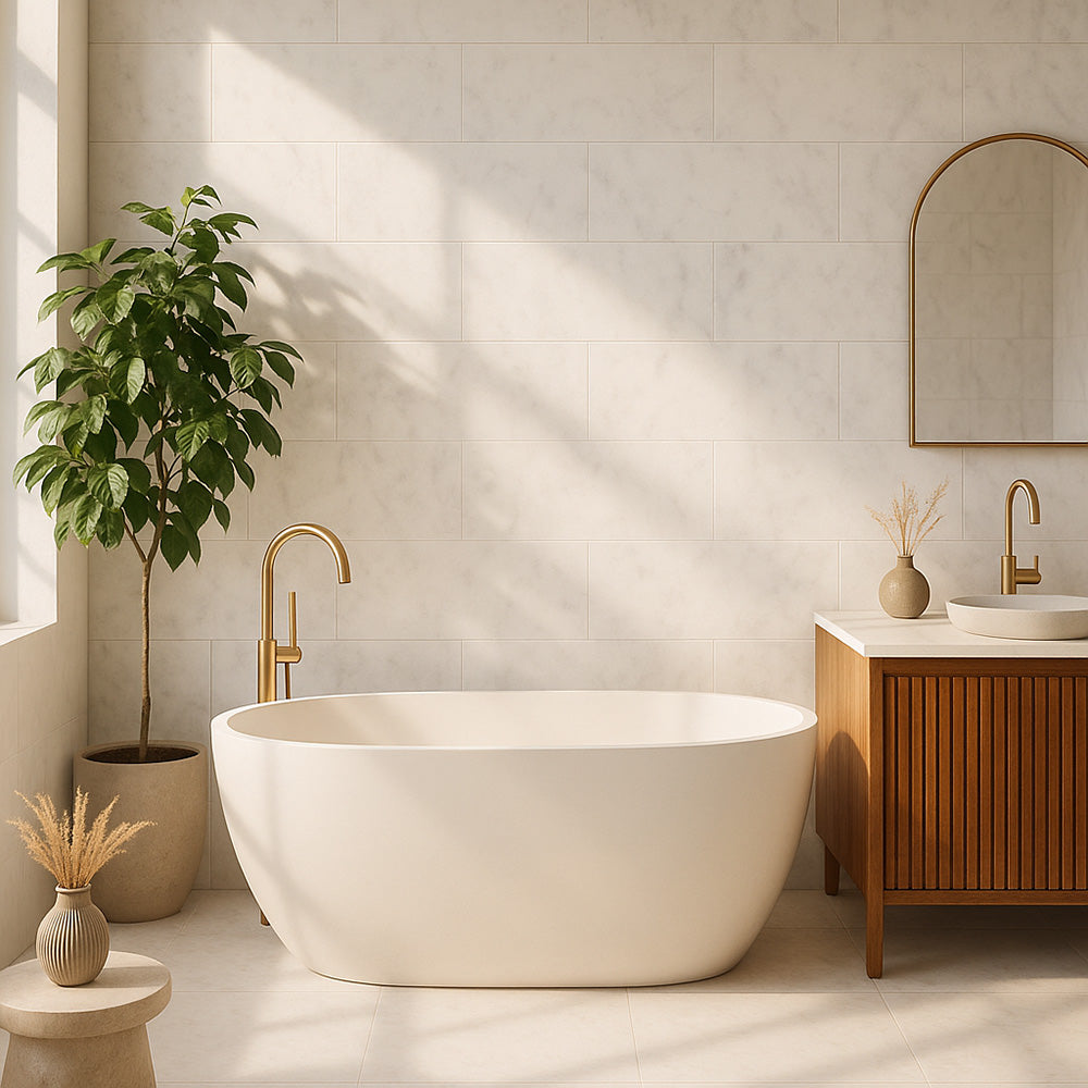 Carrara T Polished Marble Tiles 12x24 Marble Polished 12x24 Tiles — 2
