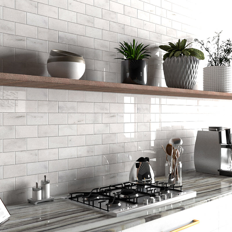 Calacatta T Polished Marble Tiles 2 3/4x5 1/2 Marble Polished 3x12 Tiles — 4