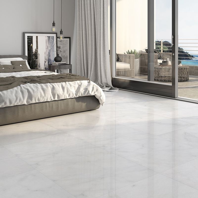 Carrara T Polished Marble Tiles 24x24 Marble Polished 24x24 Tiles — 3