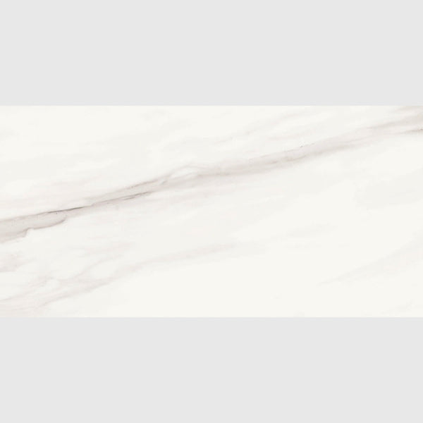 Carrara Venato Semi Polished Marble Look Porcelain Tiles 12x24