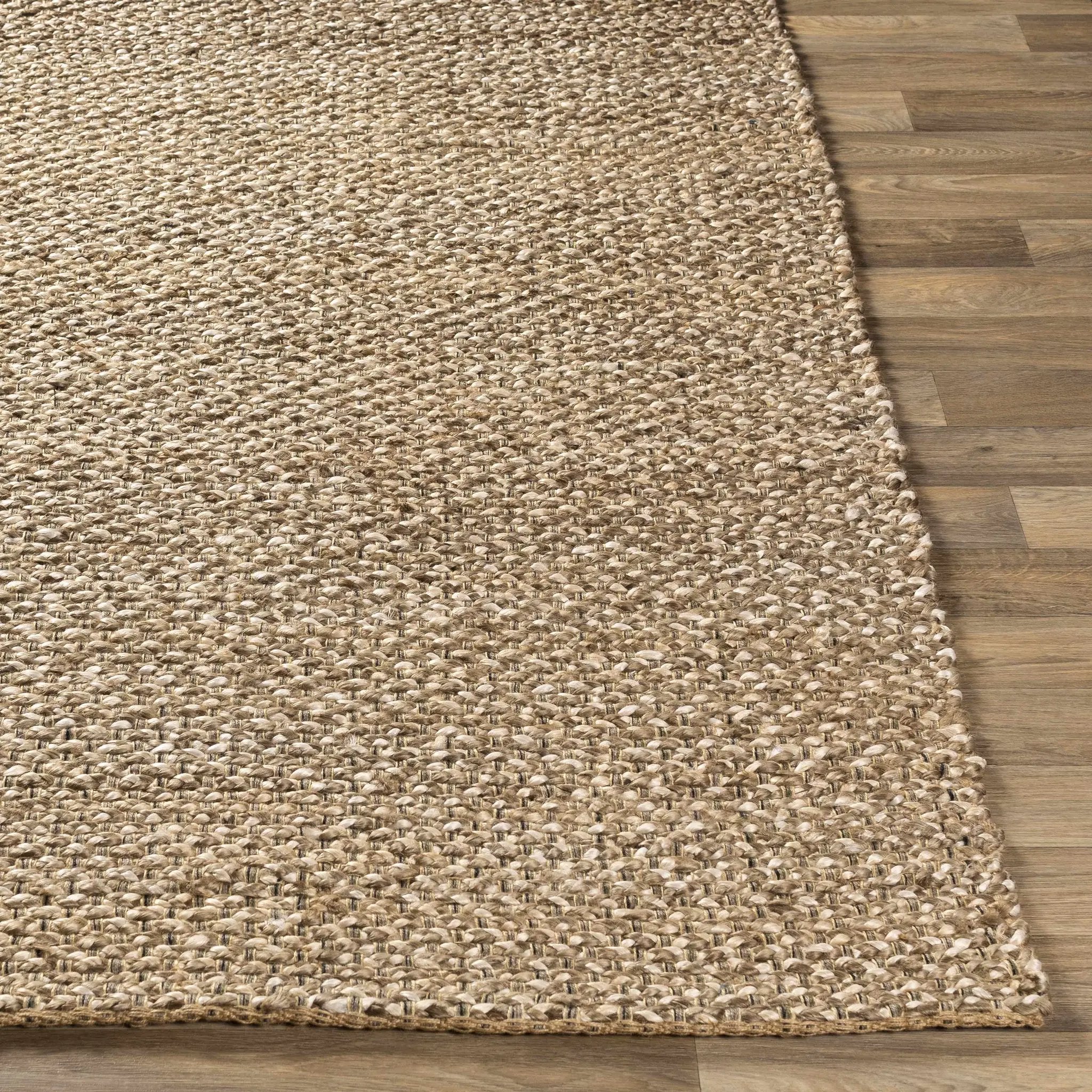 Caspar Hand Woven Natural Jute Rug by Boutique Rugs