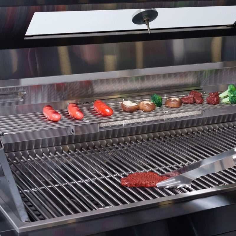 Castelle Flame Inferno Premium Black Stainless Steel 6-Burner Liquid Propane Kitchen Grill Island With Rotisserie Kit (SAK82641) by SAKSBY WHOLESALE