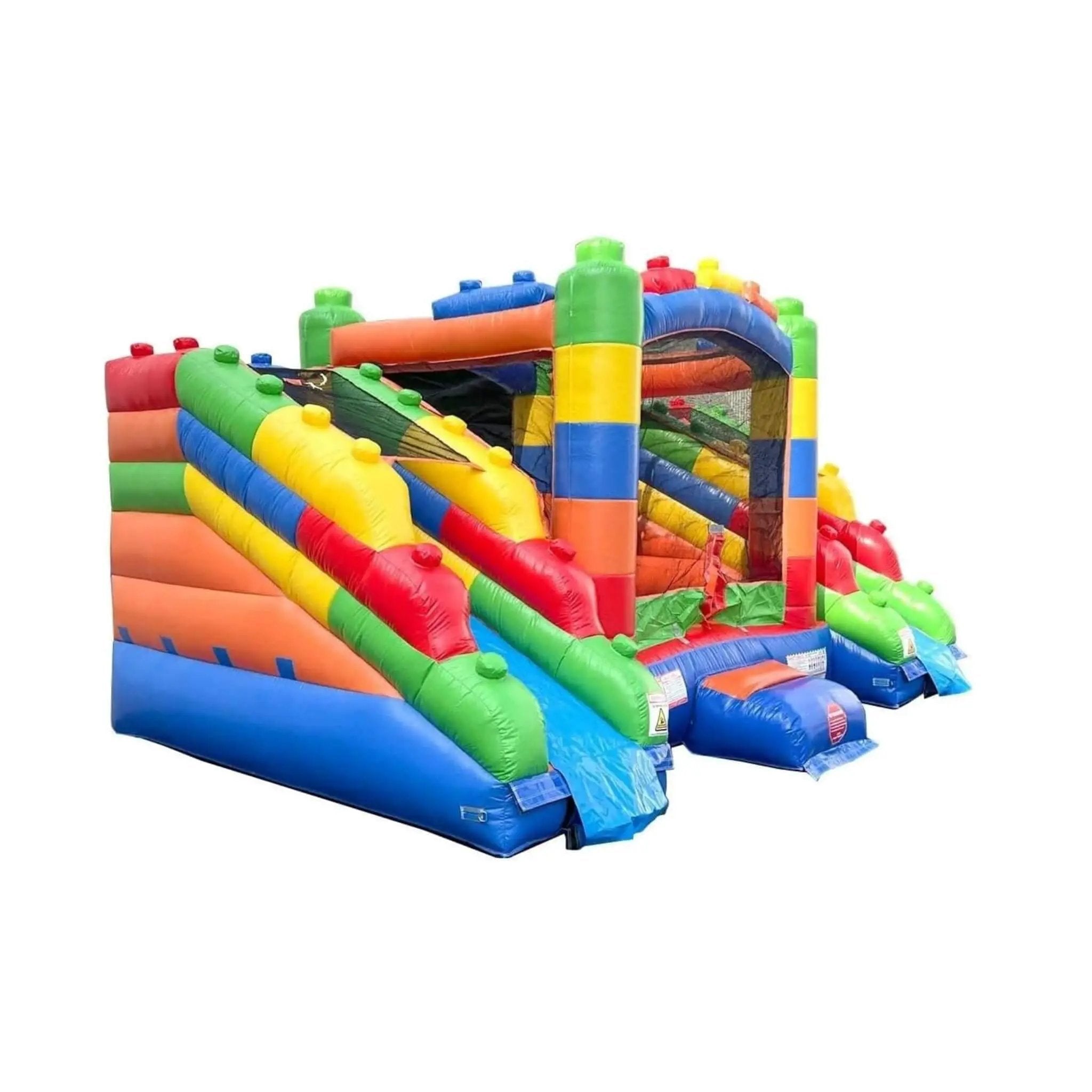 16FT Castle Bounce House With Dual Slides, Blower And Pool Combo (SAK56319) by SAKSBY WHOLESALE