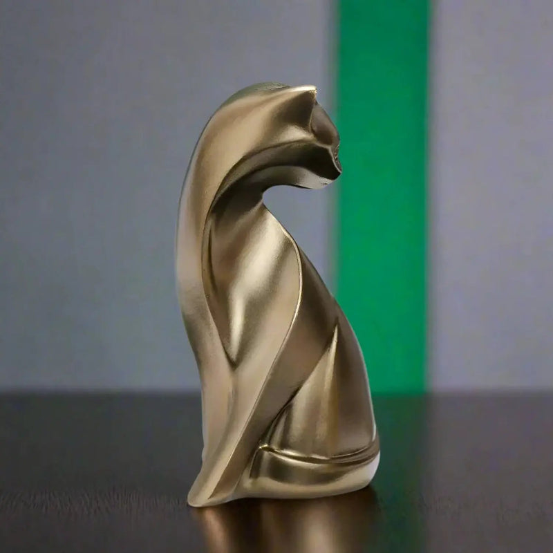 Cat Figurine - Decorative Bronze by House Of Avana