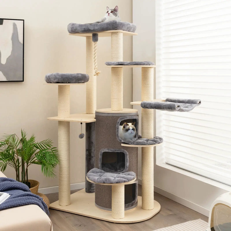 Multi-Level Cat Tree with 3-story Cat Condo by DirectDeals