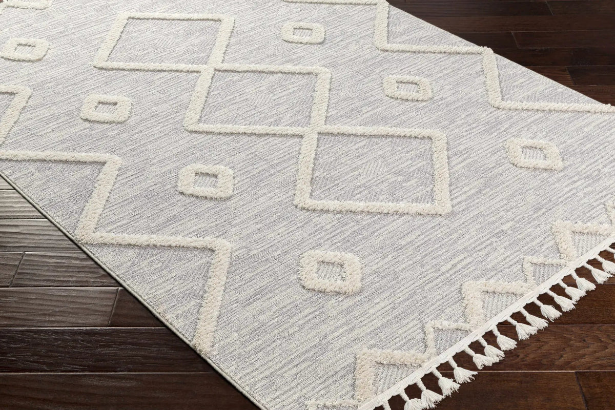 Cauldwell High/Low Pile Rug with Tassels - Clearance, photo 10 of 12