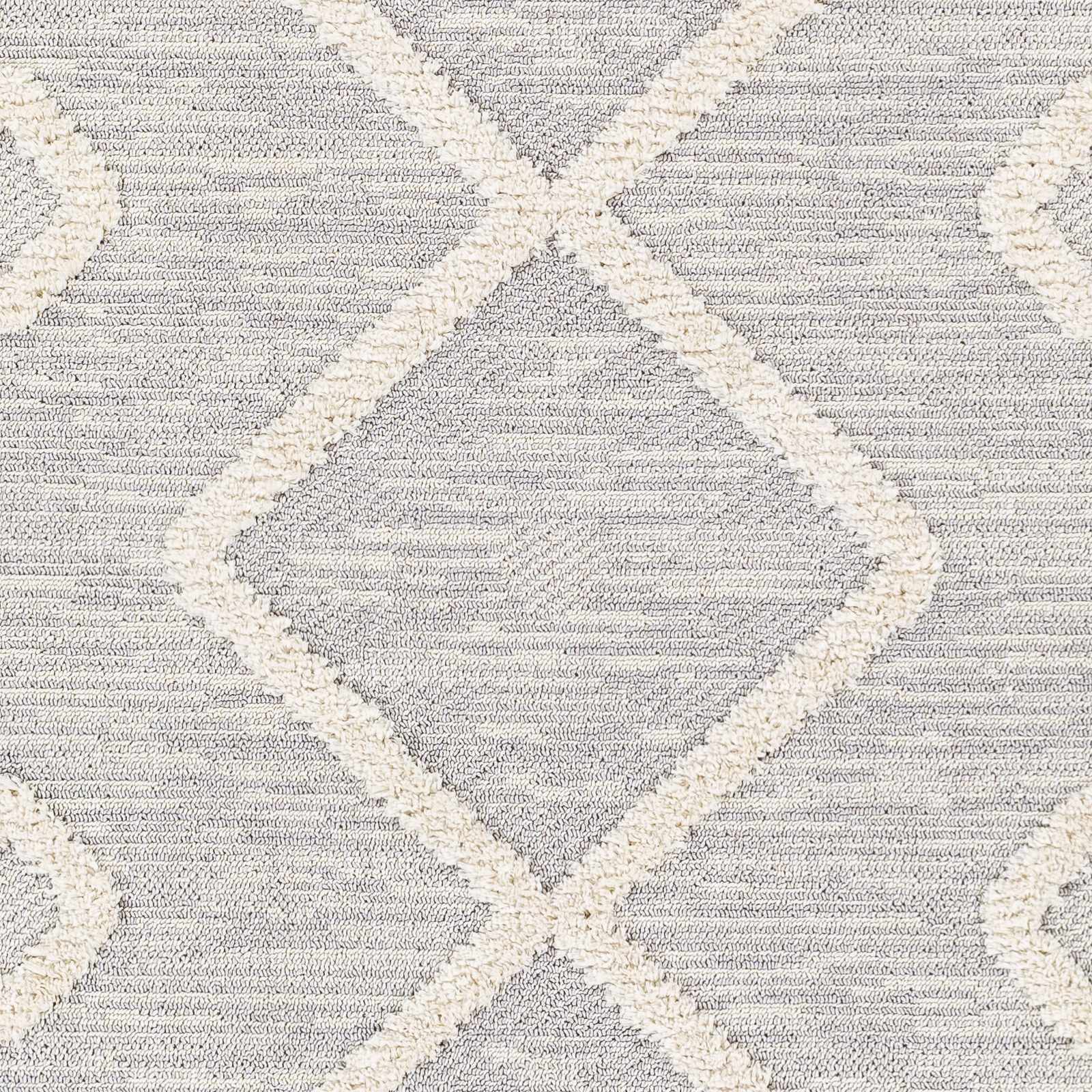 Cauldwell High/Low Pile Rug with Tassels - Clearance by Boutique Rugs