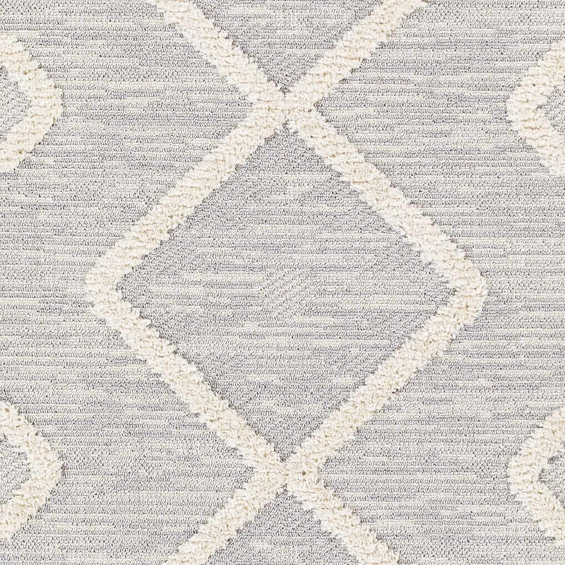 Cauldwell High/Low Pile Rug with Tassels - Clearance by Boutique Rugs