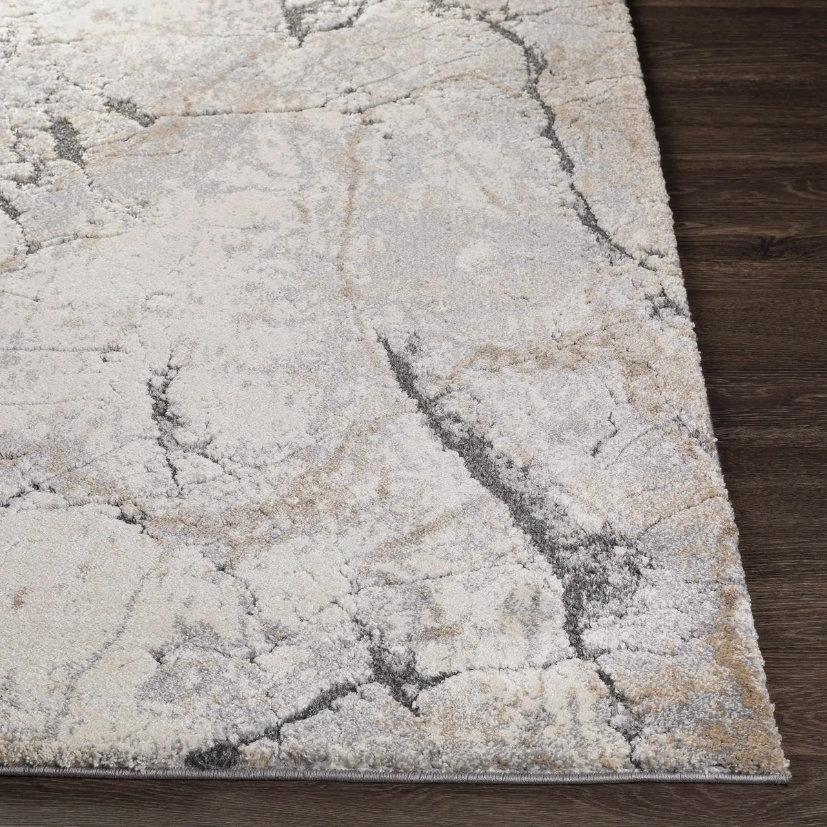 Cavetown Gray Marble Thick Rug, photo 9 of 10
