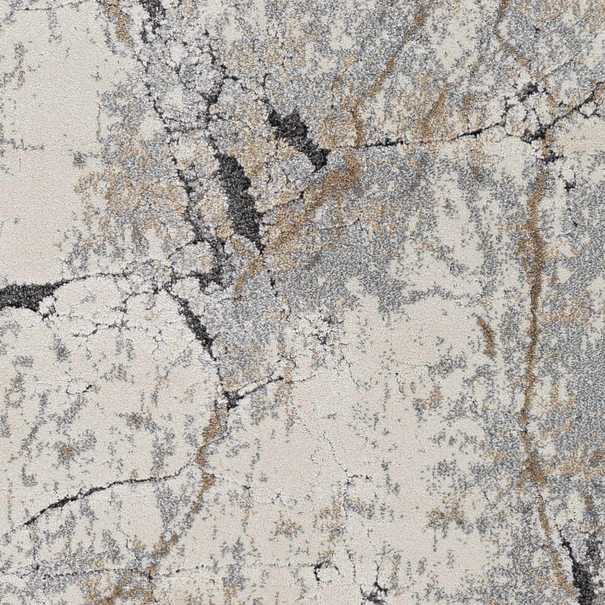 Cavetown Gray Marble Thick Rug, sample swatch