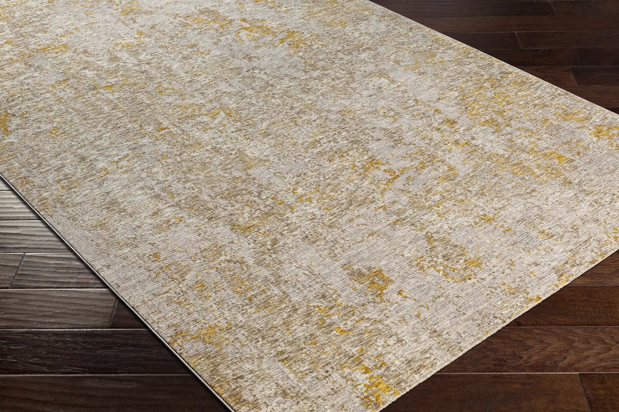 Cayhagan Mustard Luxe Rug by Boutique Rugs