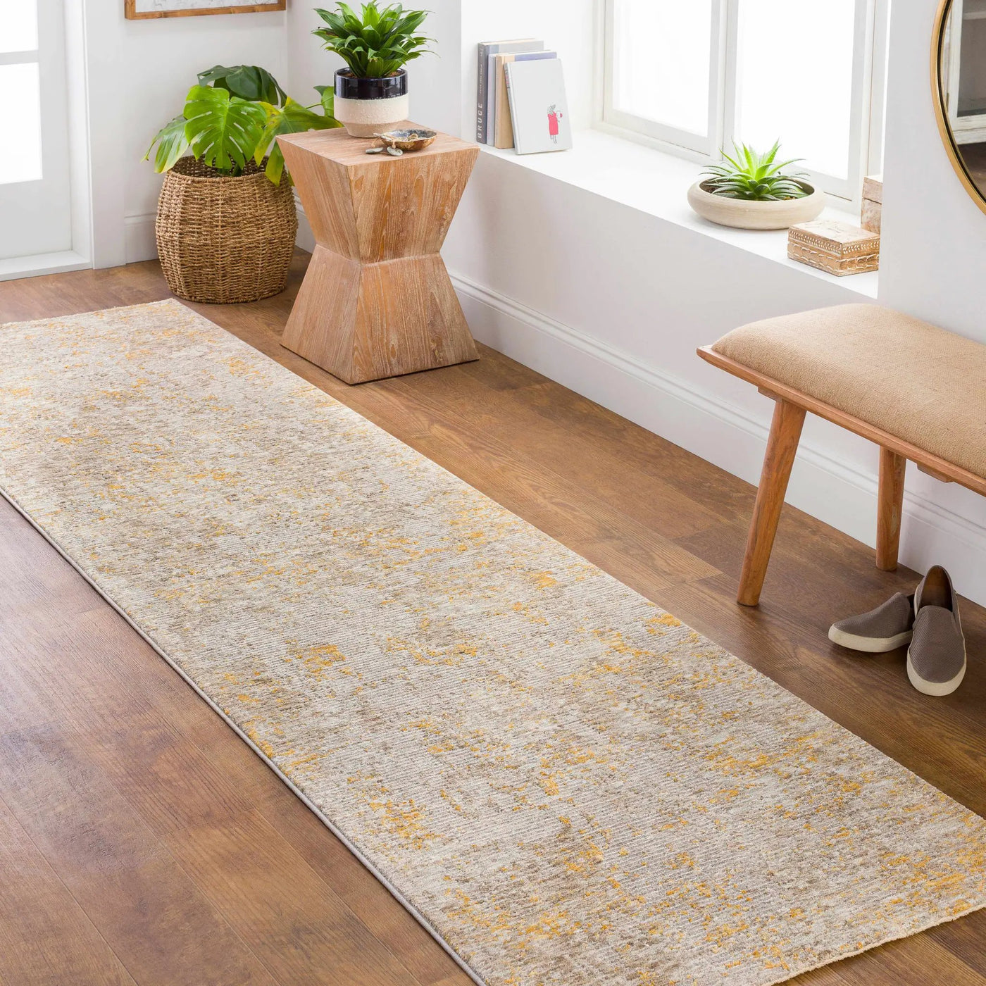 Cayhagan Mustard Luxe Rug by Boutique Rugs