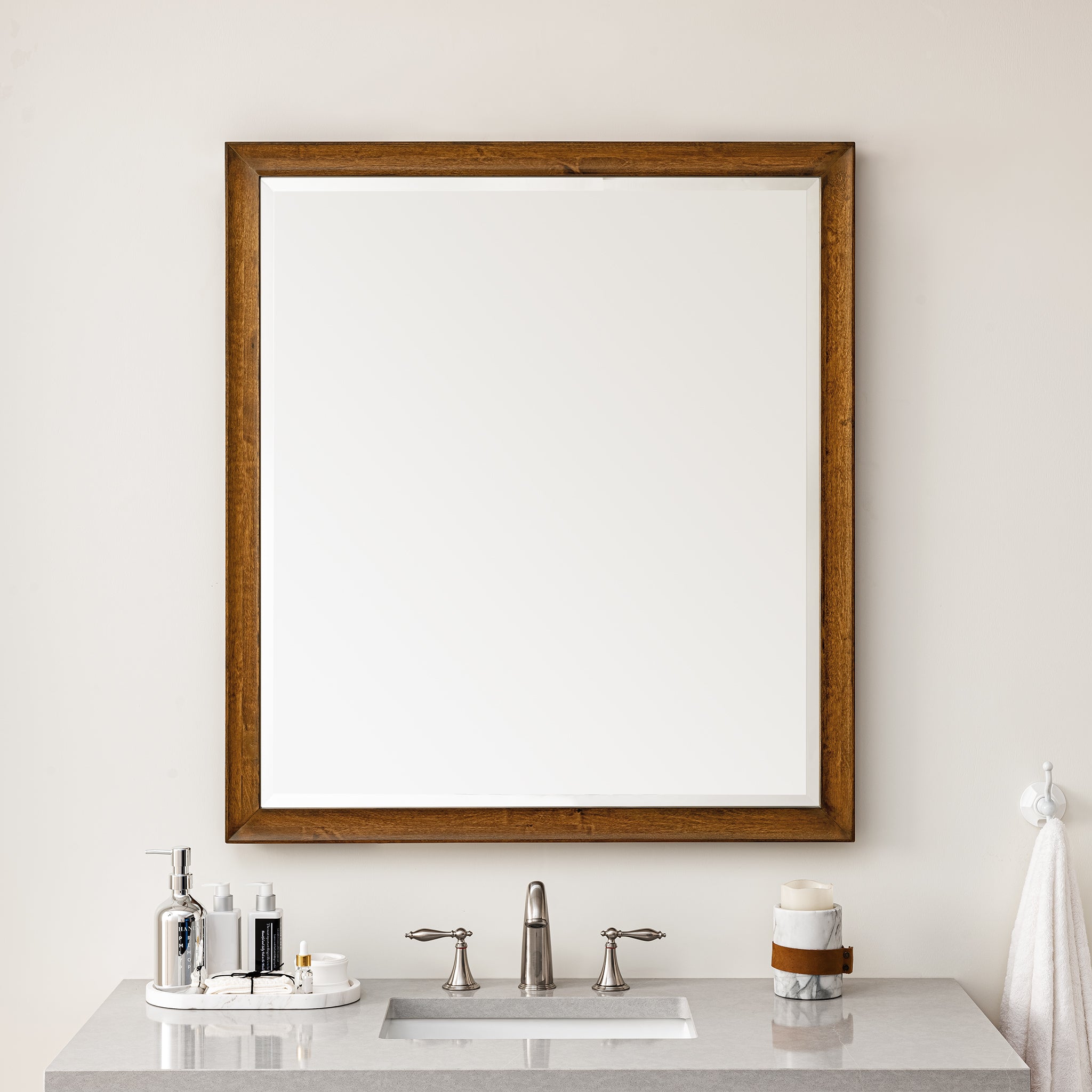 James Martin Glenbrooke 36" Mirror, Country Oak, view 3