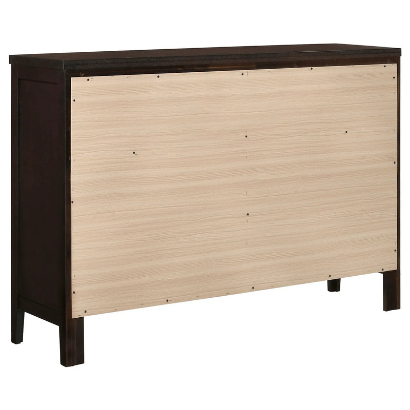 Wedgewood - 6 Drawers Dresser - Cappuccino by HouseOfZazla