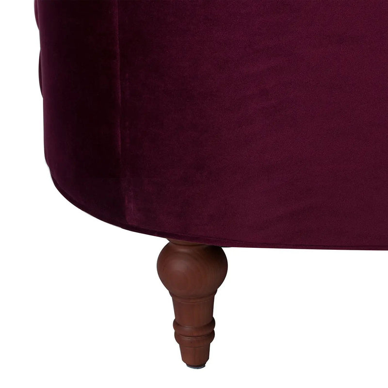 La Rosa - Victorian Tufted Upholstered Accent Chair by HouseOfZazla