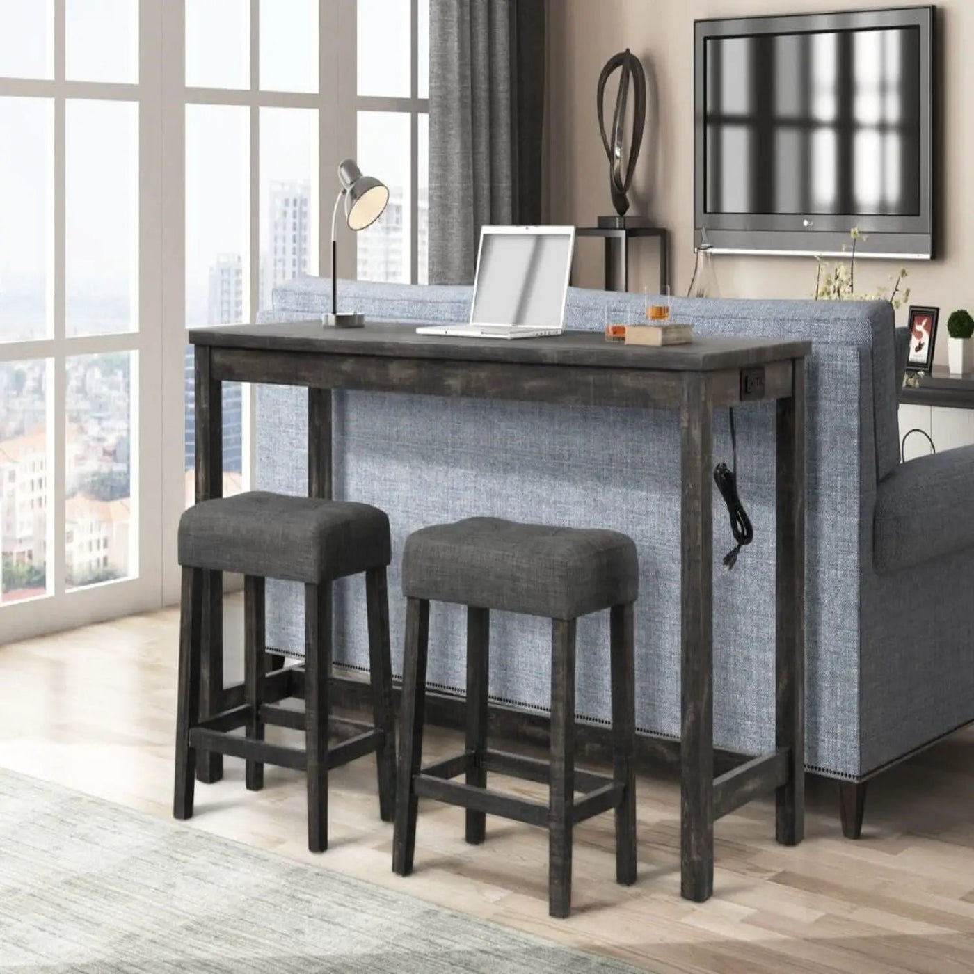 Transitional Backless Counter Stool (Set of 2) by HouseOfZazla