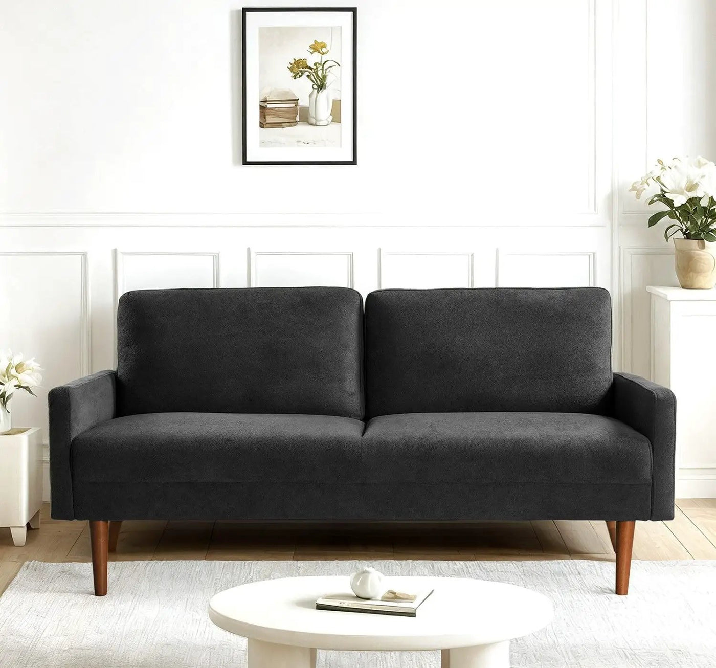 Sofa, European Style With Sleek Design, Modern & Vintage Flair, Upholstered 3 Seater Couch by Unique Piece Furniture