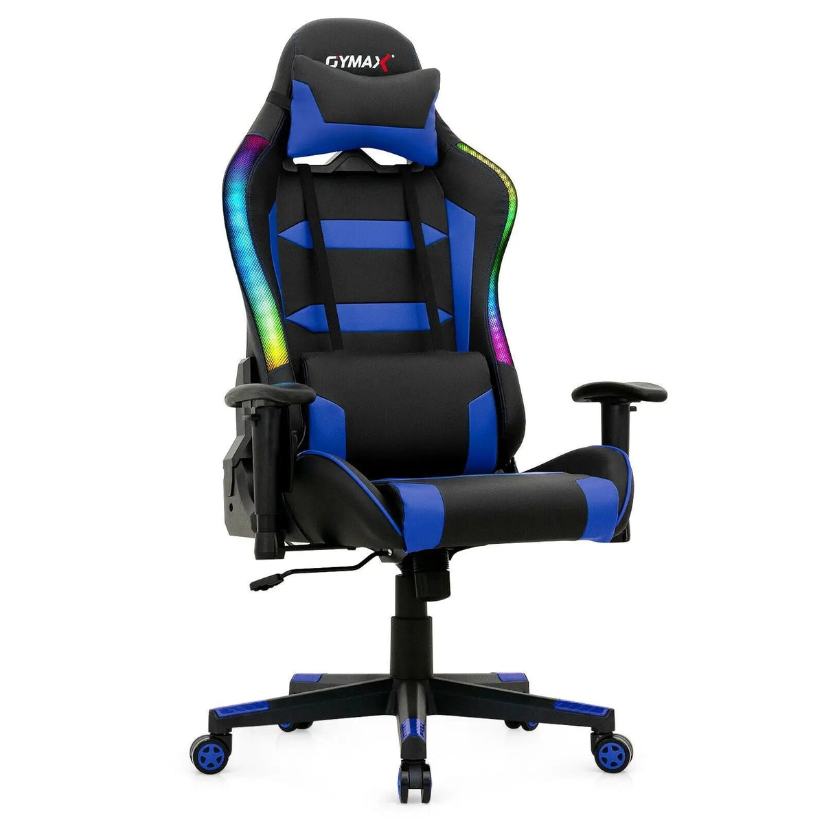 Adjustable Swivel Gaming Chair with LED Lights and Remote, photo 10 of 32