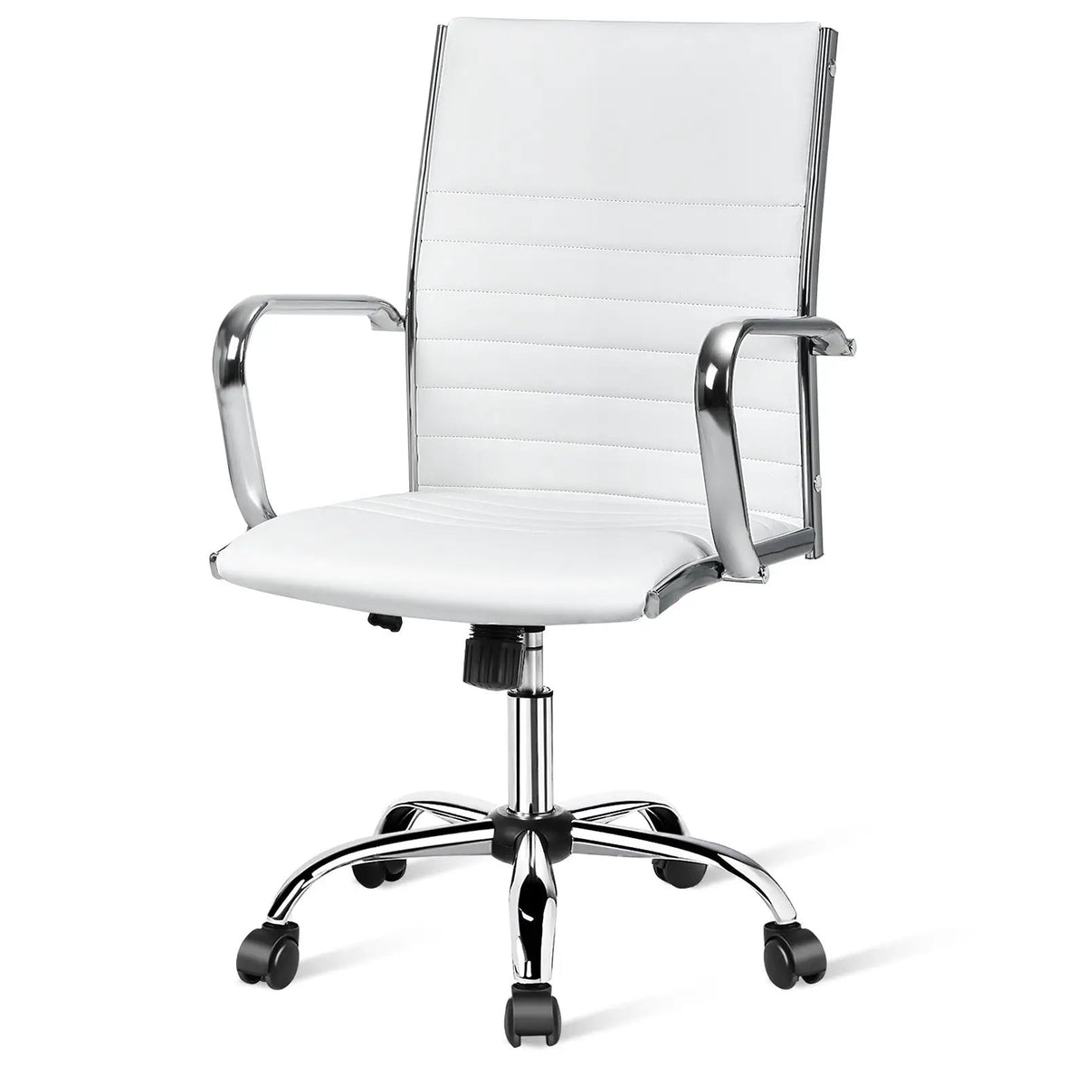 High Back Ribbed Office Chair with Armrests, photo 9 of 9