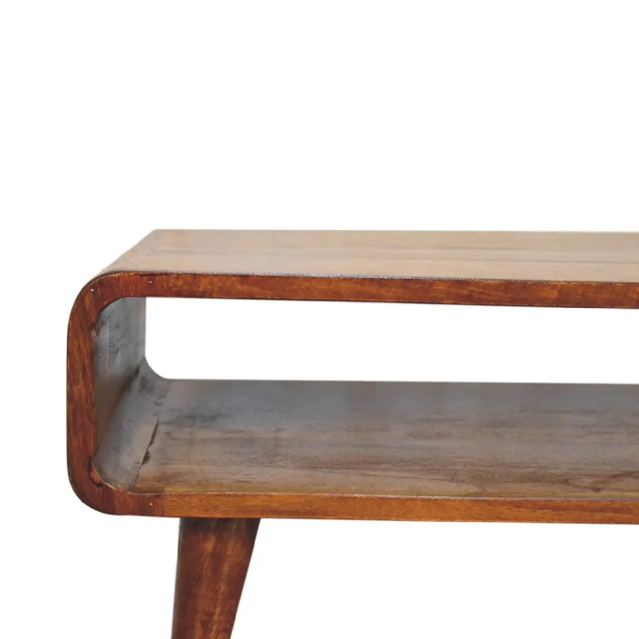 Solid Wood Open Media Unit by HouseOfZazla