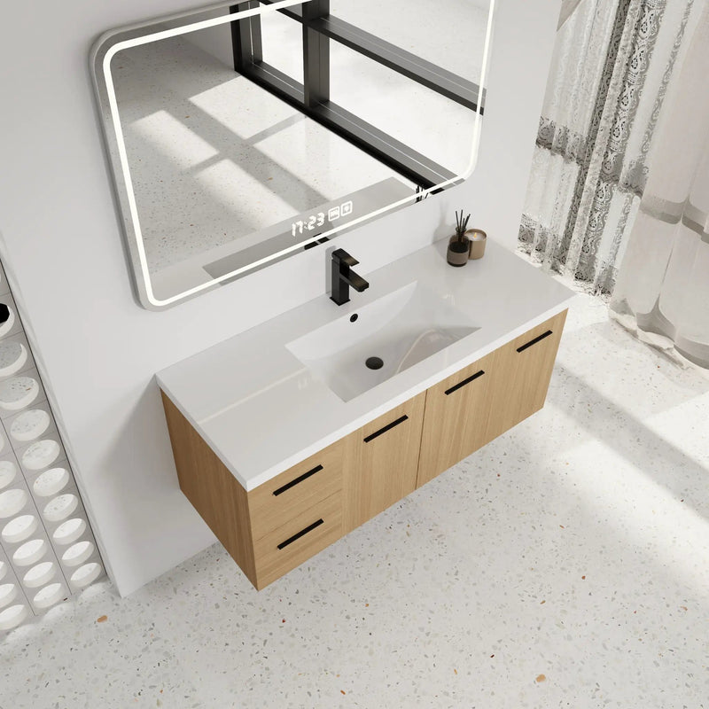 Floating Bathroom Vanity With Sink, Modular Cabinet by Unique Piece Furniture