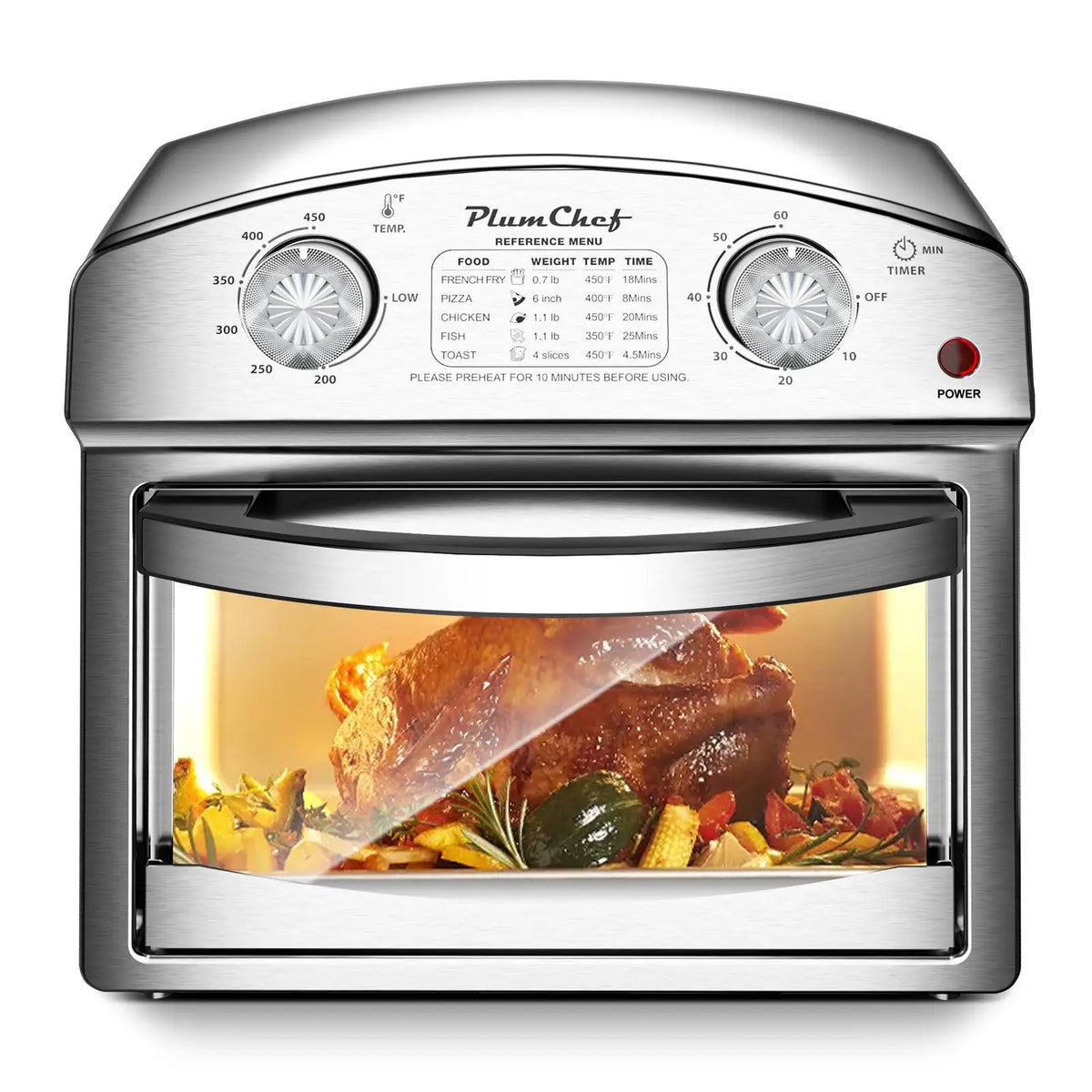 12.5 Quart 7-in-1 Convection Toaster Oven by HouseOfZazla