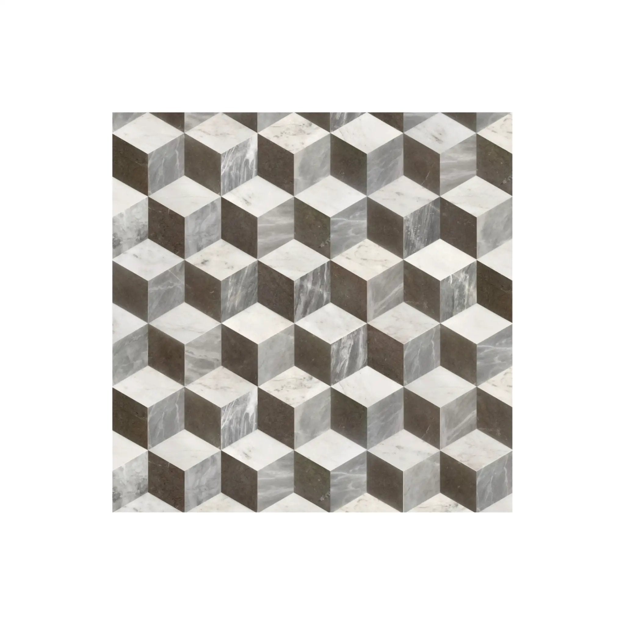 Hexagon Water Tiles For Floor And Wall (Set of 12) by HouseOfZazla