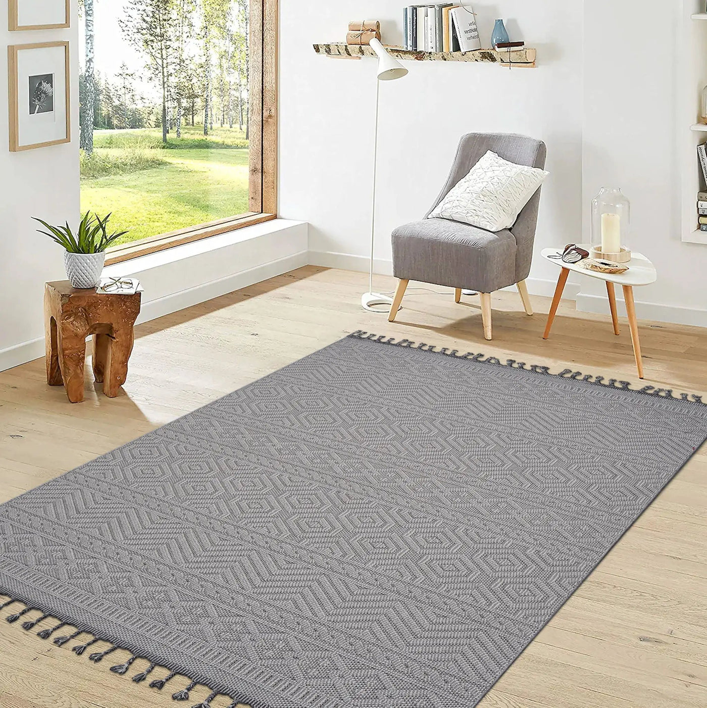 Guros - Geometric Indoor / Outdoor Rug by HouseOfZazla