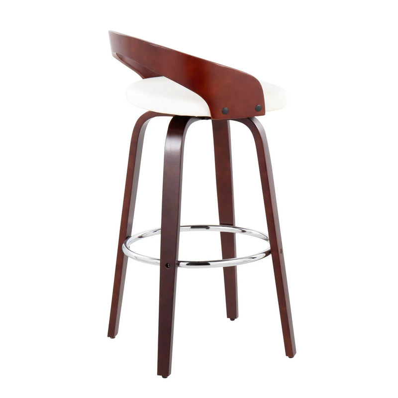 Grotto - Mid Century Elegant Design Modern Barstool With Swivel (Set of 2) by Unique Piece Furniture