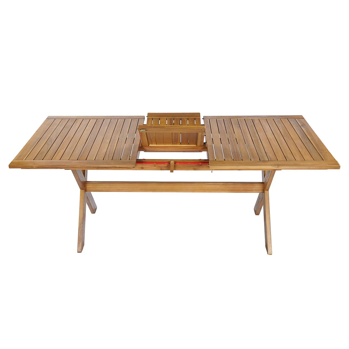 7 Pieces Acacia Wood Outdoor Dining Set with Cushions by HouseOfZazla
