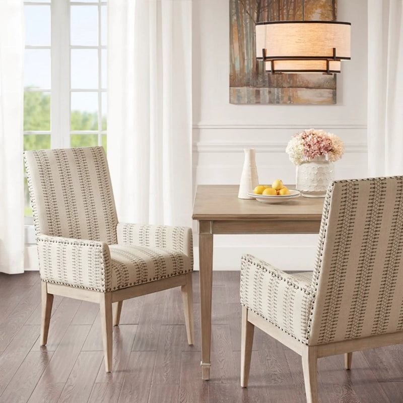 Rika - High Back Dining Armchair (Set of 2) - Natural by Unique Piece Furniture