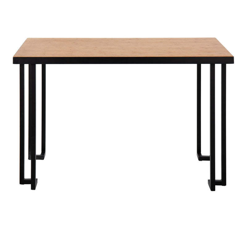 Roman - Industrial Desk - Black / Natural by HouseOfZazla