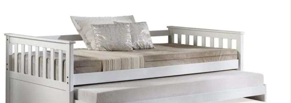 Cominia - Twin Daybed (Trundle Not Included, Bed Only, No Storage) - White by HouseOfZazla