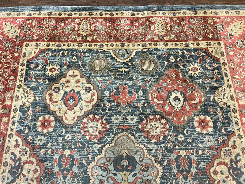 Safavieh Rug 8x11, Mahal Persian Carpet, Navy Red by Jewel Rugs