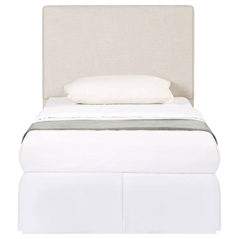 Kosmo Upholstered Twin Panel Headboard Sand by Unique Piece Furniture