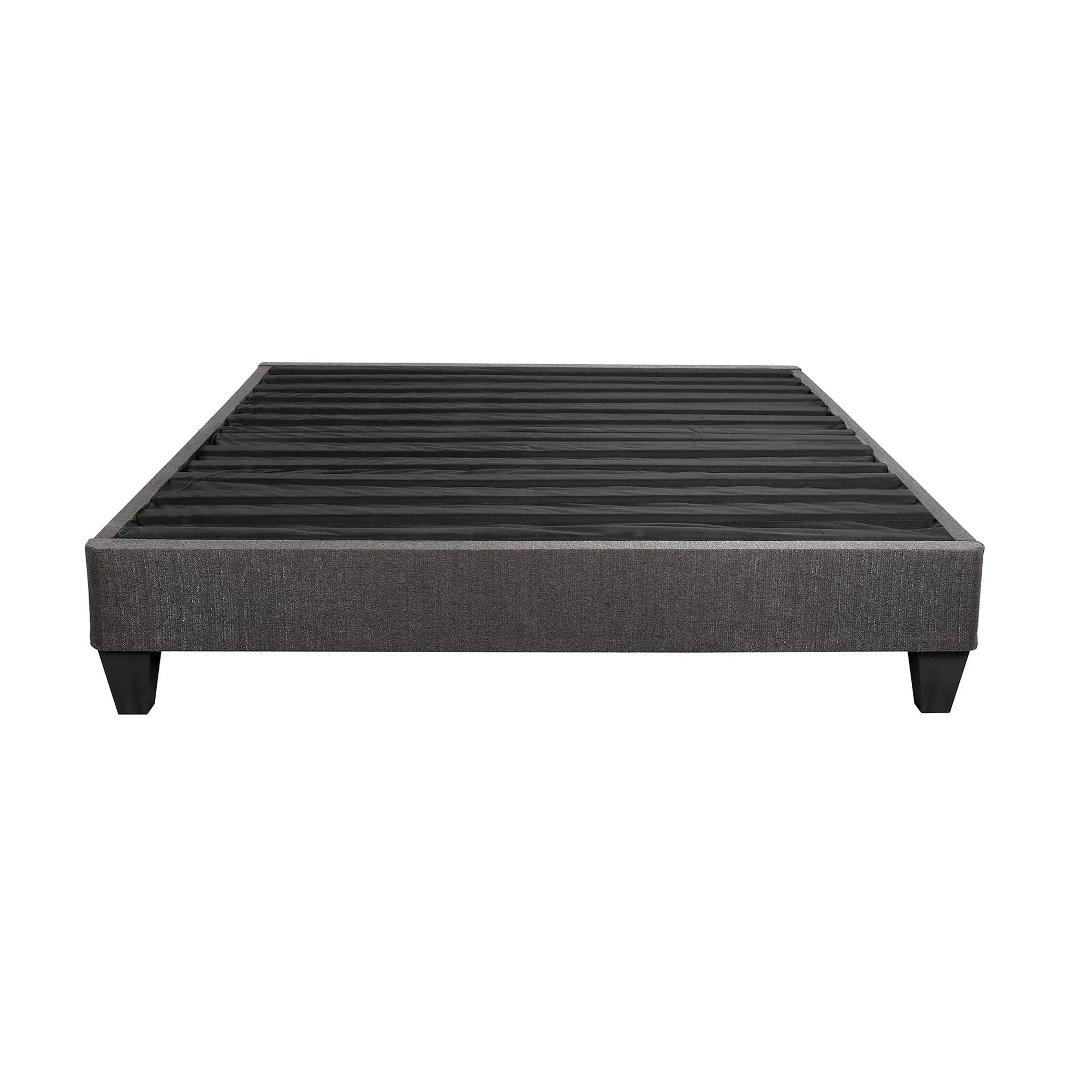 14" Upholstered Platform Bed Base, Mattress Foundation by Unique Piece Furniture